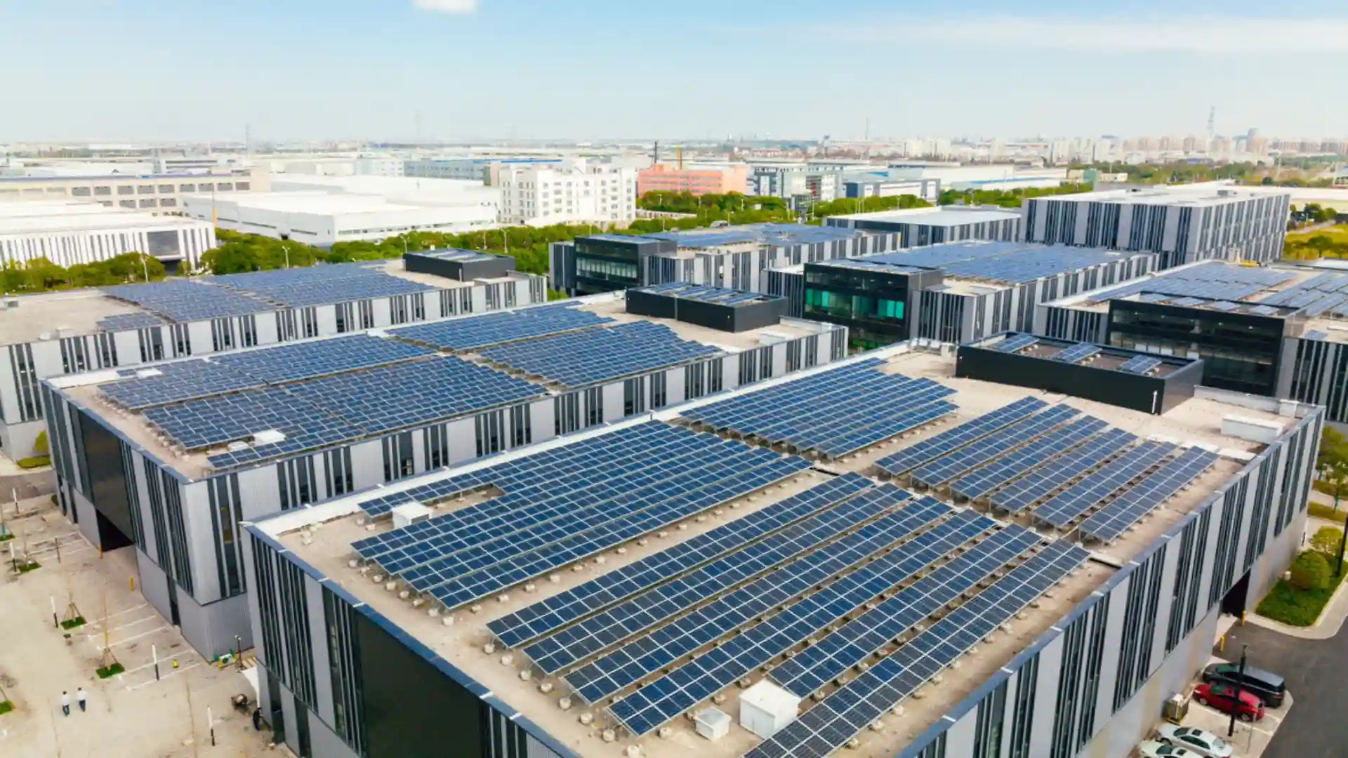 Solar Panels for Factory Buildings