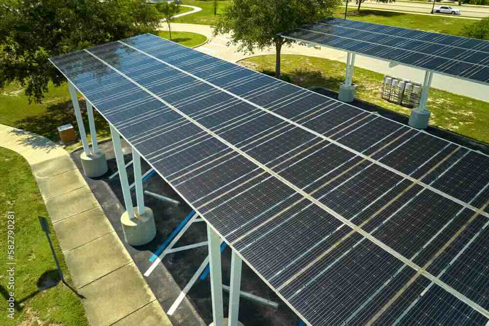 Solar rooftop carport