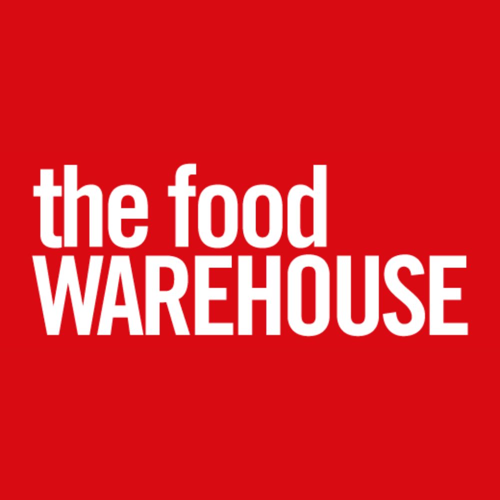 the food warehouse logo, solar power installation with Shawton energy