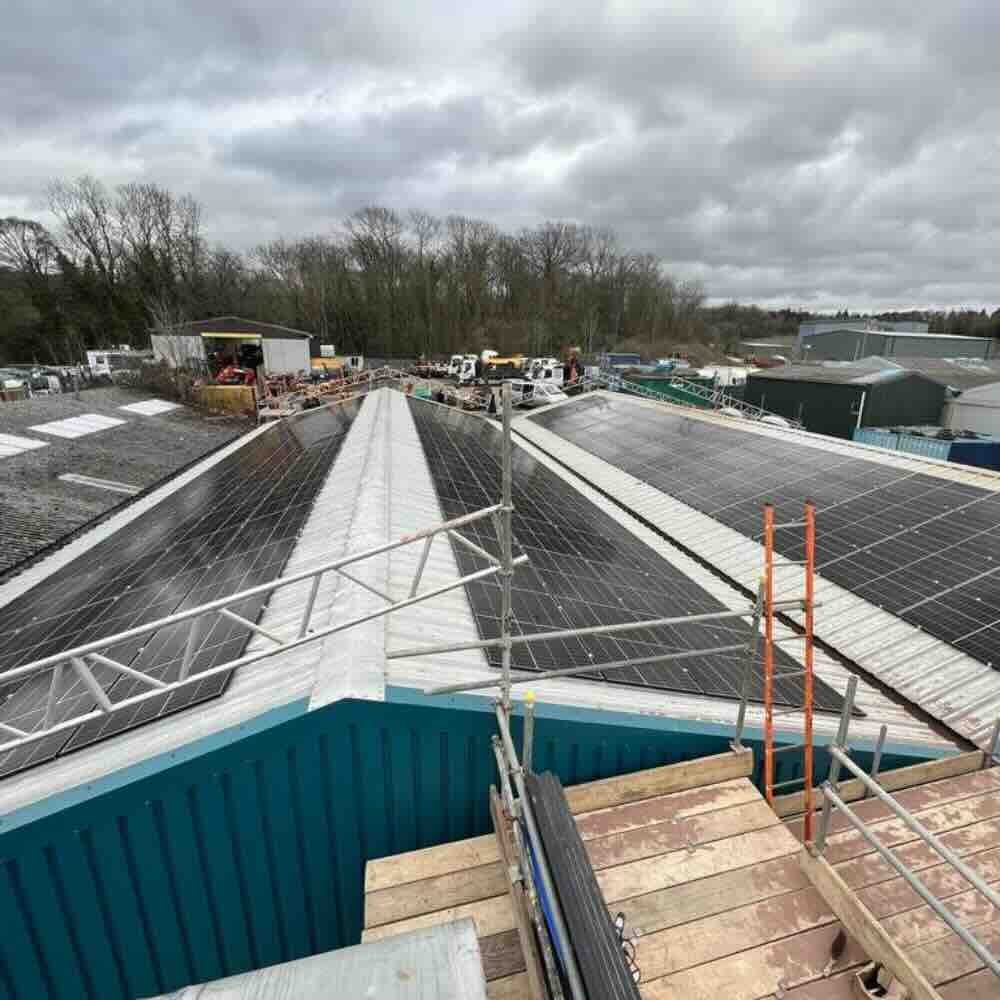 Maybrey Precision Castings rooftop solar panels