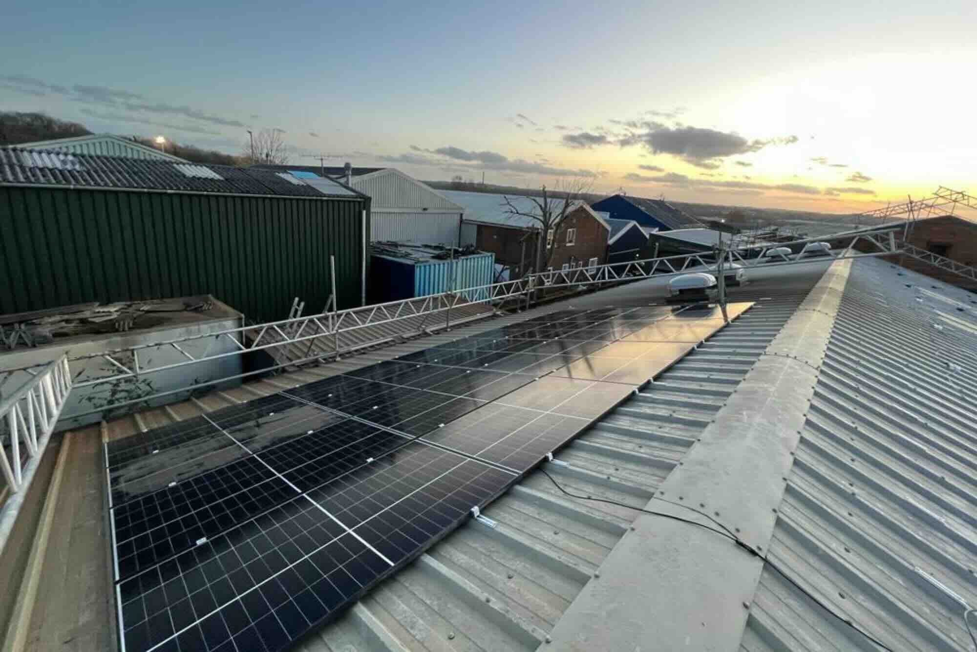 Maybrey Precision Castings solar energy solution