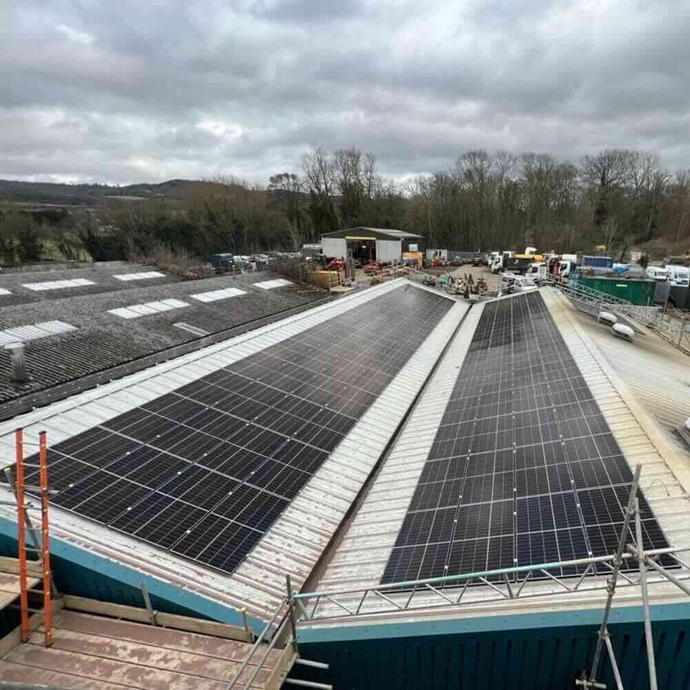Solar Panels for the Maybrey Precision Castings