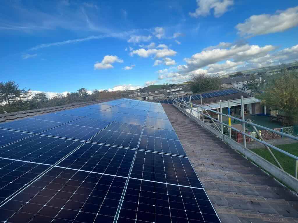St Wilfrid's academy - rooftop solar PV