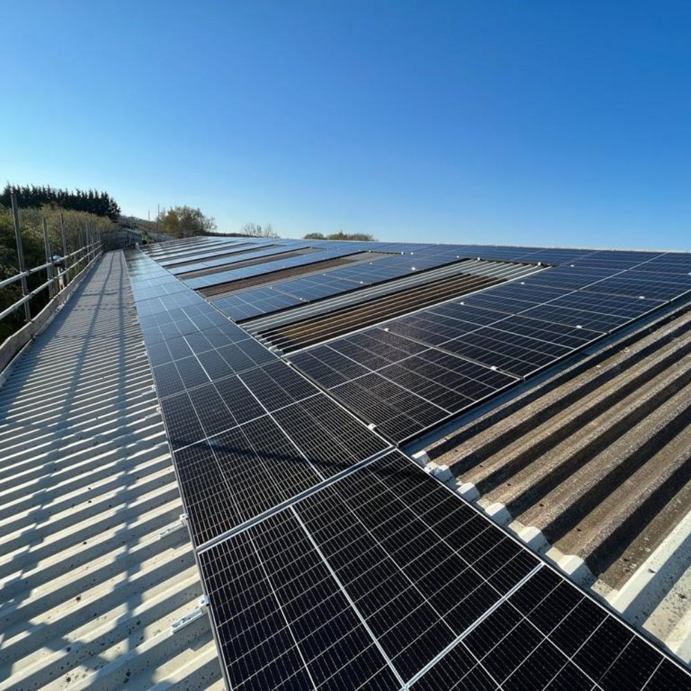 Truck And Marine Cranes LTD rooftop solar panels