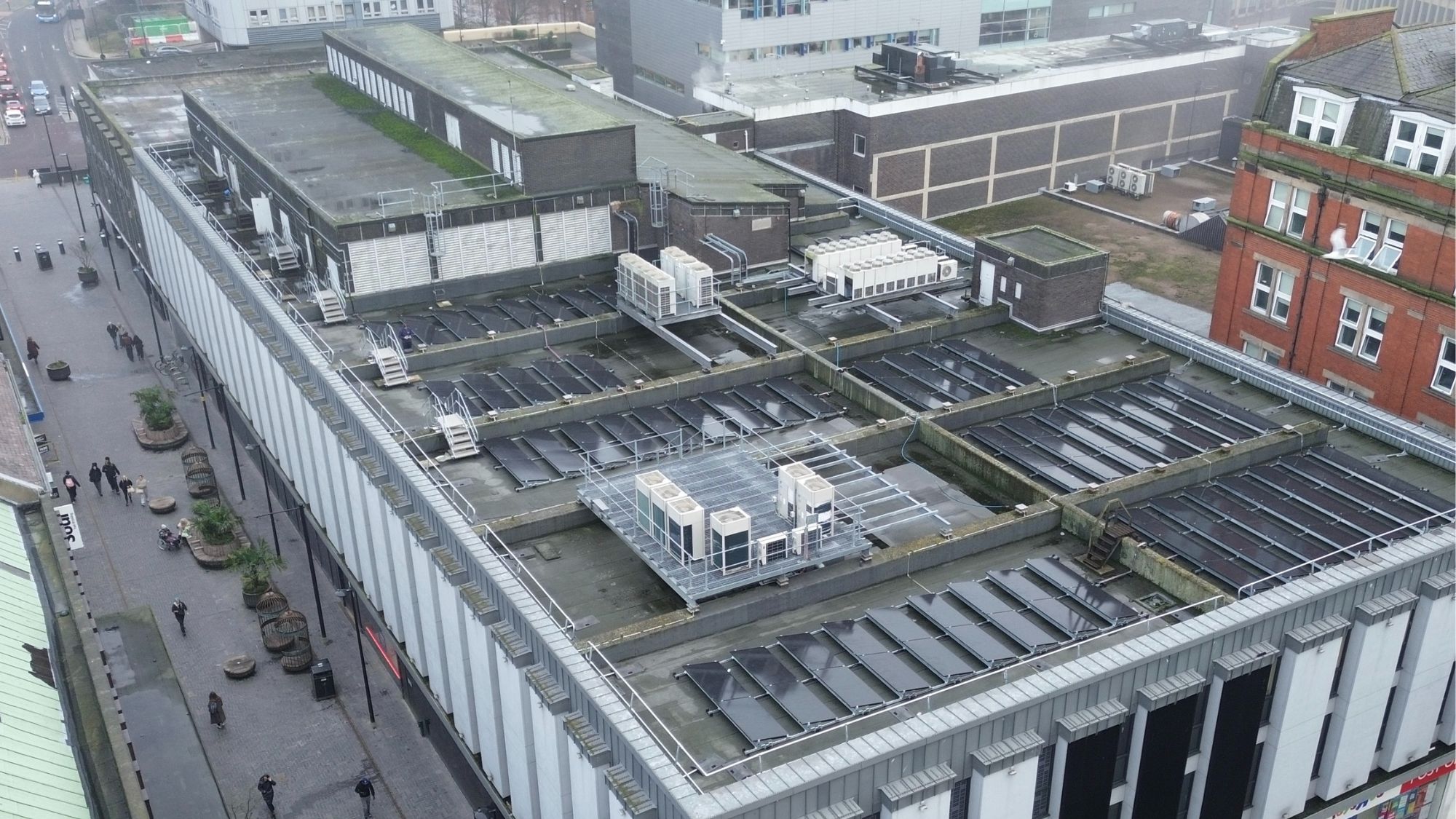 Retail Site rooftop solar panels