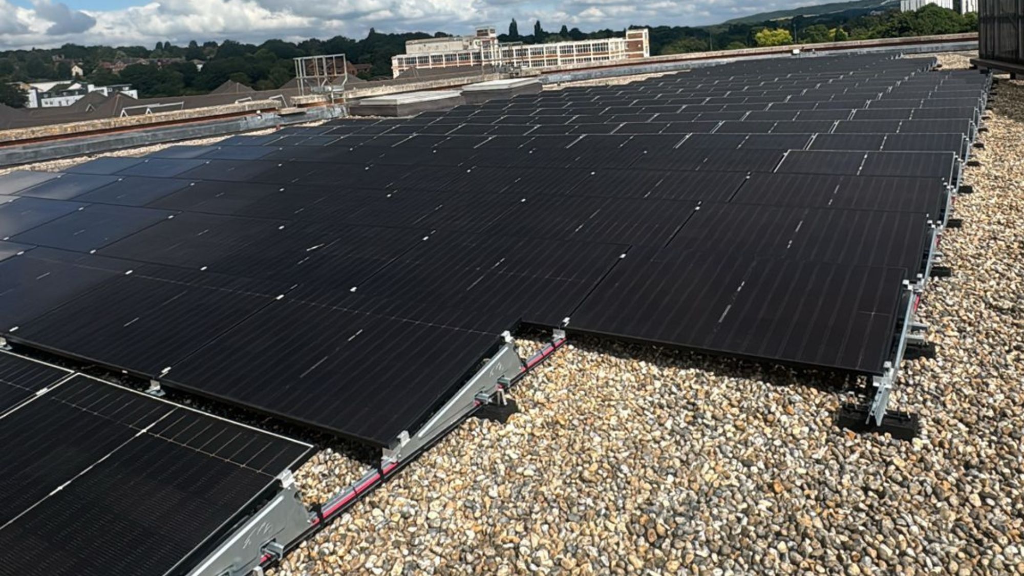 Maidstone retail site rooftop solar panels