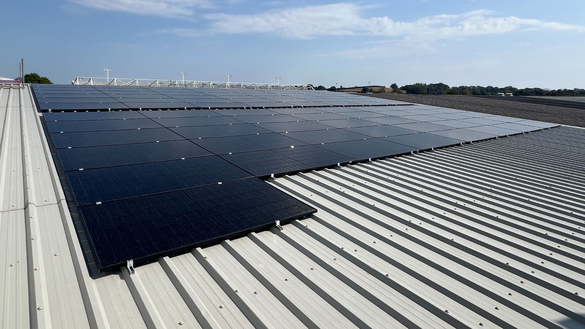 Solar Panels for Dereham Iceland store rooftop